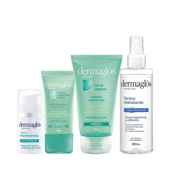 Rutina Para Piel Grasa a Mixta Dermaglós #1