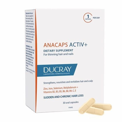 Suplemento Dietario Ducray Anacaps Activ + (30 Cápsulas)