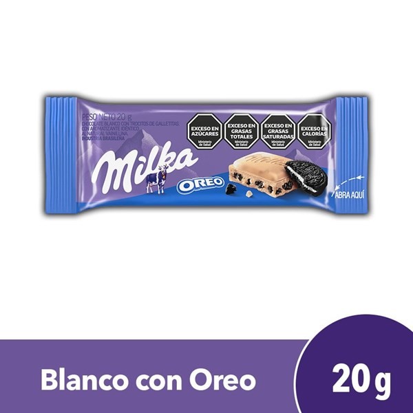 Chocolate Blanco Milka Oreo 20 g #1