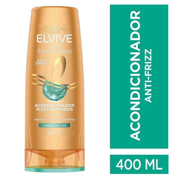 Elvive Oleo Extraordinario Anti Frizz Acondicionador x 400 ml