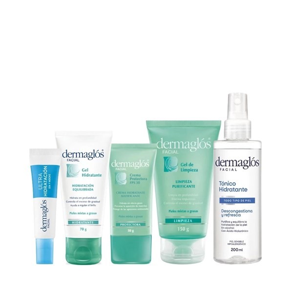 Rutina Completo Para Piel Grasa a Mixta Dermaglós #1