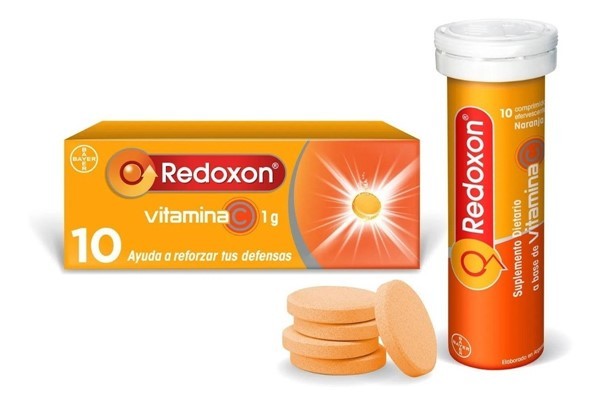 Redoxon Suplemento Dietario Efervescente 1 gr x 10 comprimidos (Naranja) #1