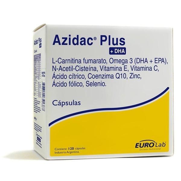 Eurolab Azidac Plus Dha Fertilidad Masculina 120 cápsulas alt