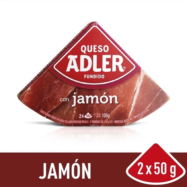 Queso Adler Jamón 100 Gr #1