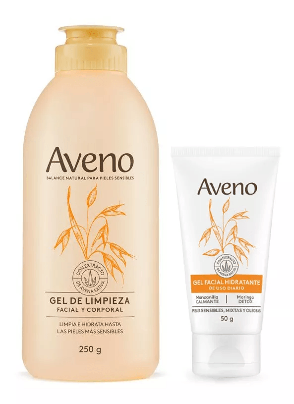 Kit Cuidado Facial Aveno Para Piel Sensible Mixta #1