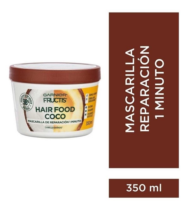 Fructis Hair Food Mascarilla Coco 350 ml