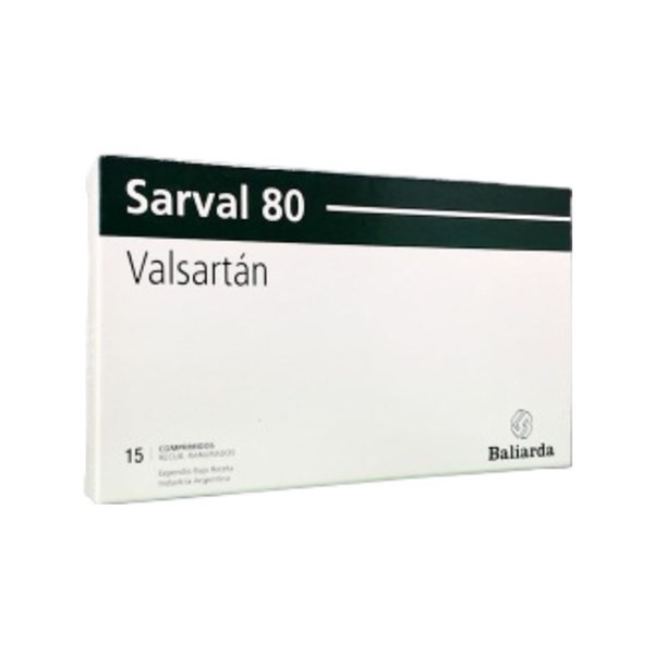 Baliarda Sarval Valsartán 80 Mg x 15 Comp Recubiertos #1