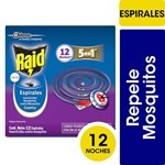 Insecticida Raid Repele Mosquitos Country Fresh En Espiral X 12 Uni #1