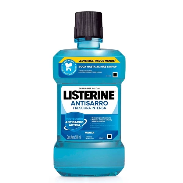 Listerine Enjuague Bucal Anti Sarro 500 ml