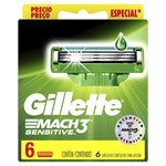 Gillette Cartucho Para Afeitar 3 mach Sensitive (6 Unidades) #2