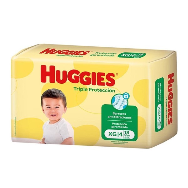 Huggies Pañales Triple Protección Talle Xg (18 Unidades) #1