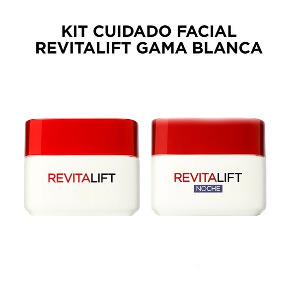 Loreal Paris Combo Revitalif Gama Blanca: Crema de Día Y Noche #1