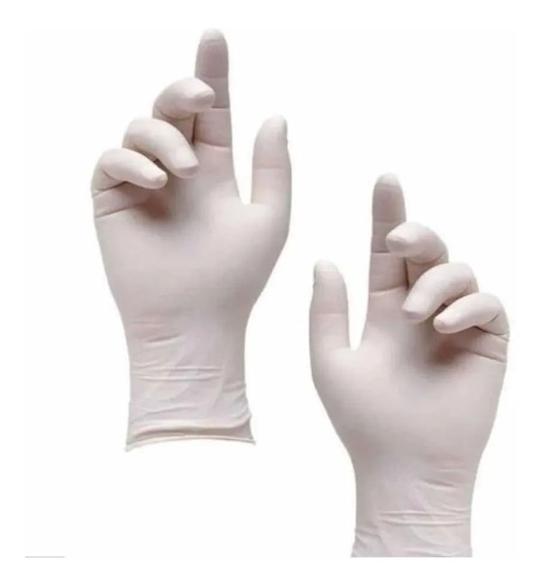 Aurinco Guantes Descartables de Látex Caja x 100 Unidades Único