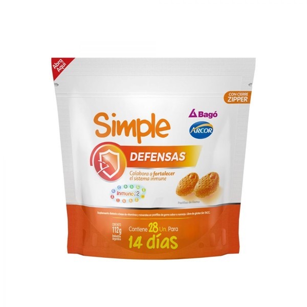 Simple Suplemento Nutricional Defensas (Doy Pack 28 pastillas) alt