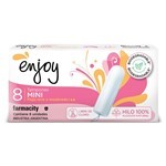 Tampones Biodegradables Enjoy Mini Flujo Leve a Moderado x 8 un #1