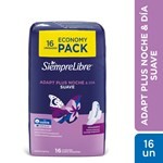 Toallita Femenina Siempre Libre Noche Y Dia Suave 16 Uni #1