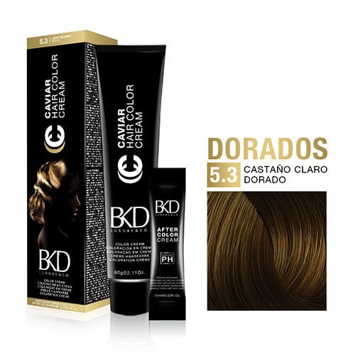 Bkd Caviar Color Cream Castaño Claro Dorado 5.3 #1
