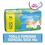 Toallitas Femeninas Siempre Libre Especial Seca Con Alas x 16 un #5