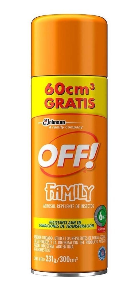 Off Family Repelente Para Mosquitos Aerosol  300 ml #1