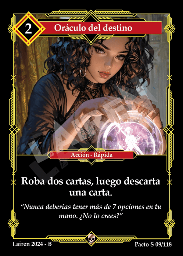 09 Oraculo Del Destino Precon Bruja Monje - Coste 2 #1
