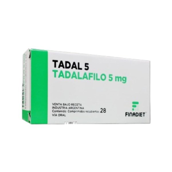 Finadiet Tadal 5 Tadalafilo 5 Mg x 28 Comp Recubiertos #1