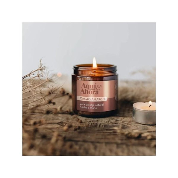Aquí & Ahora Vela de Soja Abrazos Cacao Amargo alt