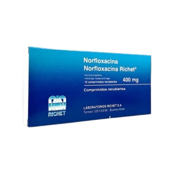 Laboratorios Richet Norfloxacina Richet Norfloxacina 400 Mg x 10 Comp #1
