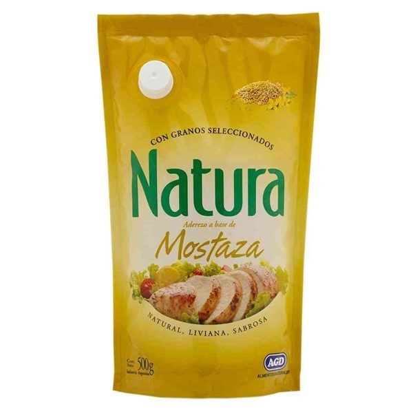 Aderezo Mostaza Natural 500 Gr