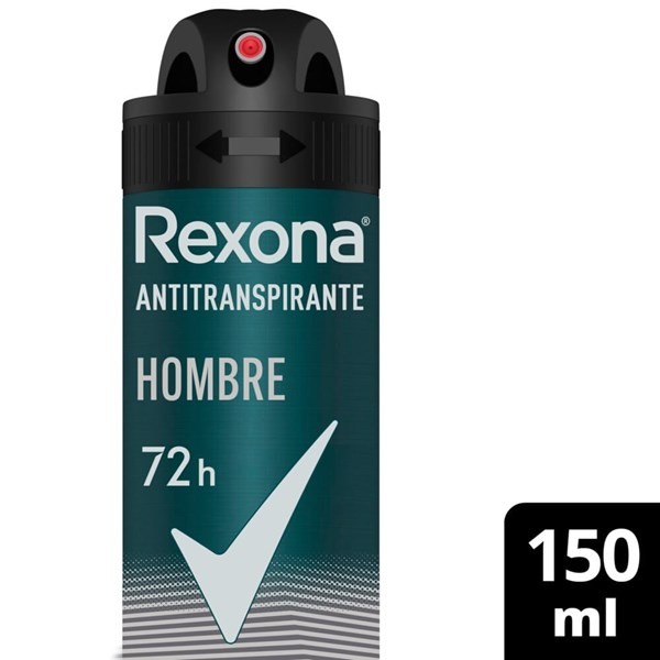 Desodorante Masculino Rexona Hombre 72H 150 ml #1