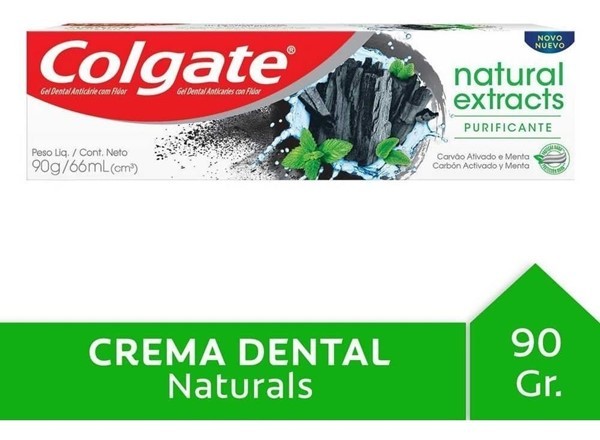 Colgate Crema Naturals Carbon 90 gr #1