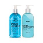 Set H2O Jabón Líquido Blue + Crema Humectante Piel Seca 320 gr #1
