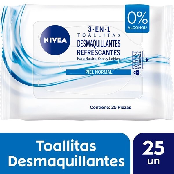Nivea Toallas Desmaquillantes Refrescante (25 Unidades) #1
