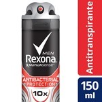 Desodorante Antitranspirante Rexona Antibacterial Men en Aerosol x 150 ml #4