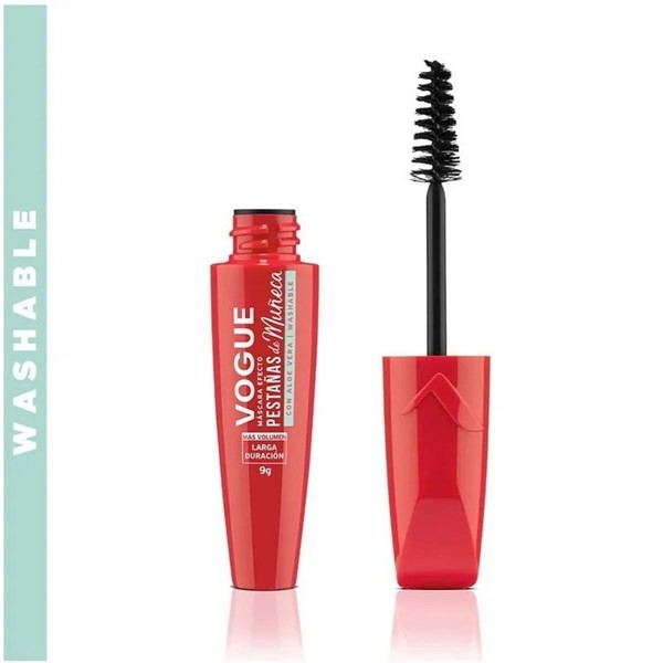 Vogue Mascara Efecto Pestañas de Muñeca Washable Color Negro