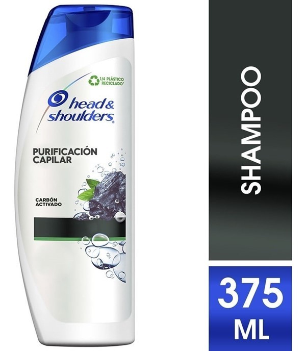 Shampoo Head & Shoulders Purificación Capilar Carbón Activado x 375 ml #1