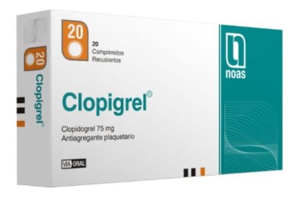 Noas Farma Uruguay S.A. Clopigrel 75 mg x 20 comprimidos Recubiertos #1