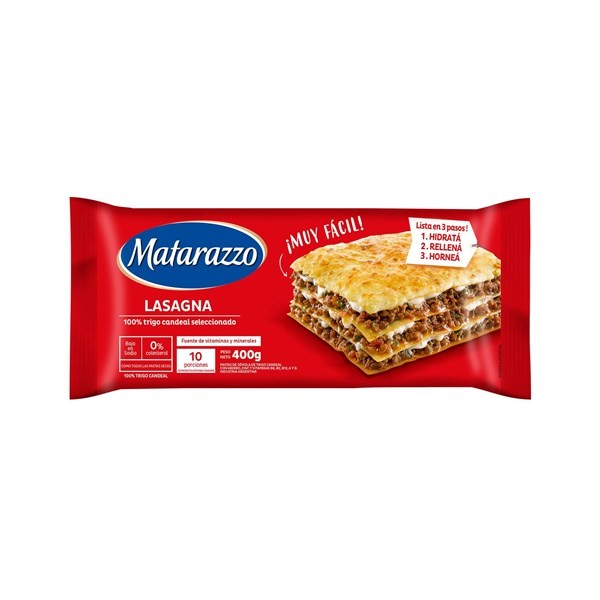 Lasagna Precocida Matarazzo 400 g. #1