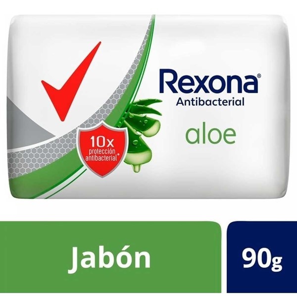 Jabón Rexona Antibacterial Alow En Barra X 90 gr