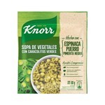 Sopa De Vegetales Knorr Con Caracolitos Verdes 80 G #1