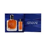 Armani Stronger With You Intensely EDP 100 ml + 15 ml | Set fragancia masculina #2