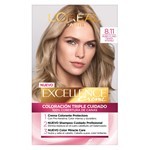 Excellence Kit Coloracion 8.11 Rubio Claro Ceniza #1