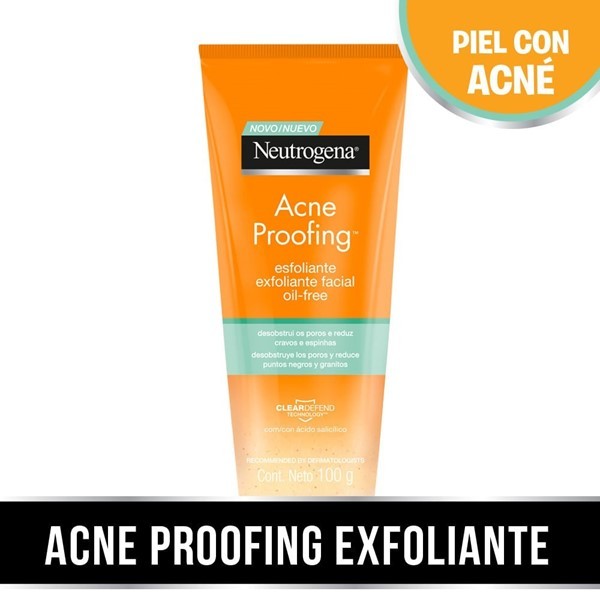 Neutrogena Acne Proofing Gel Exfoliante 100 ml #1