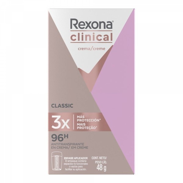 Rexona Desodorante Antitranspirante Clinical 48 Gr alt