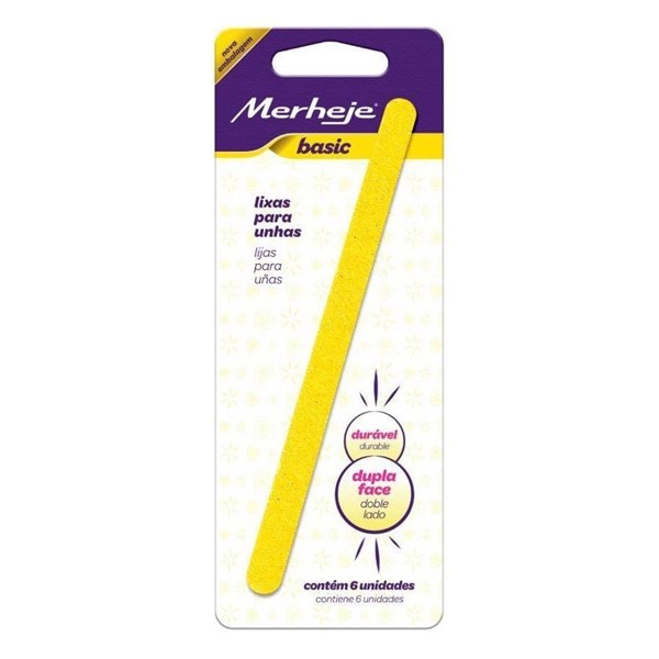 Merheje Lija Para Uñas Gold (6 Unidades)