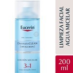 Eucerin Loción Micelar Limpiadora 3 en 1 dermatoclean Con Ácido Hialurónico 200 ml #1