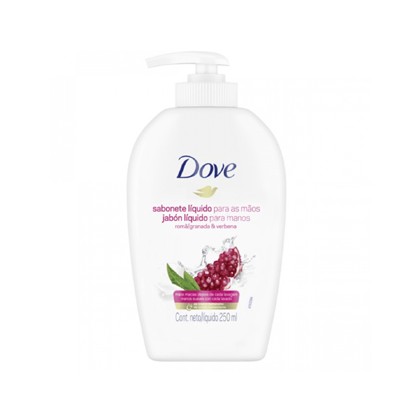 Jabón Liquido Dove Manos Granada Y Verbena Capacidad 250 ml