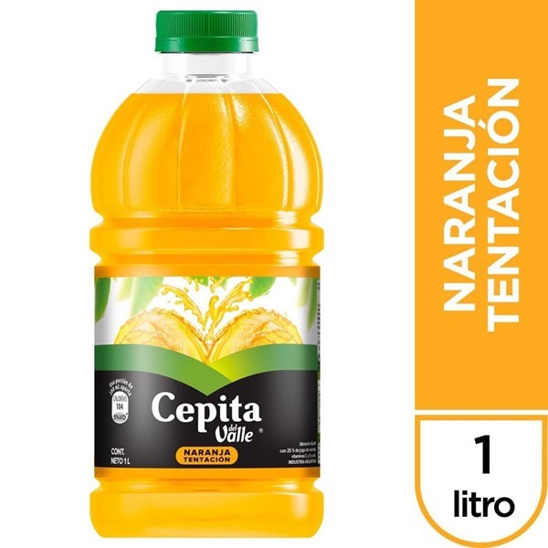 Jugo Cepita Del Valle Naranja Tentación 1 Lt #1