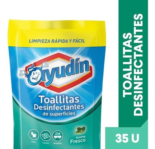 Ayudin Toallas Desinfectante Fresco 35 Unidades Repuesto #1