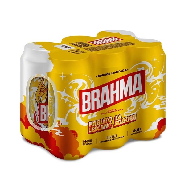Cerveza Brahma Musica 2023 Sixpack 473 cc