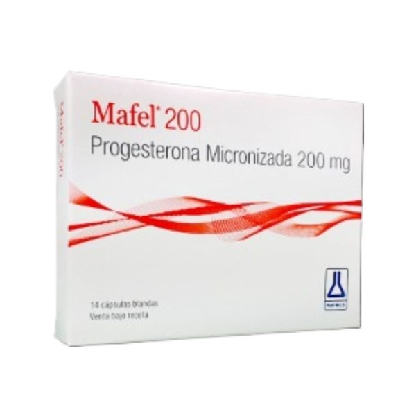 Megalabs Mafel 200 Progesterona x 14 Cáps #1